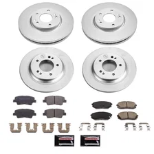 Front and Rear Z17 COATED BRAKE KIT for Kia Optima image 2