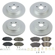 Front and Rear Z17 COATED BRAKE KIT for Toyota Corolla image 2