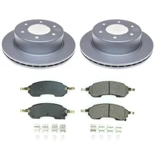 Rear Z17 COATED BRAKE KIT for Ford Bronco image 1