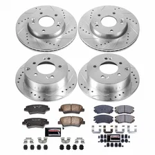 Front and Rear Z23 EVOLUTION BRAKE KIT for Kia Soul image 2