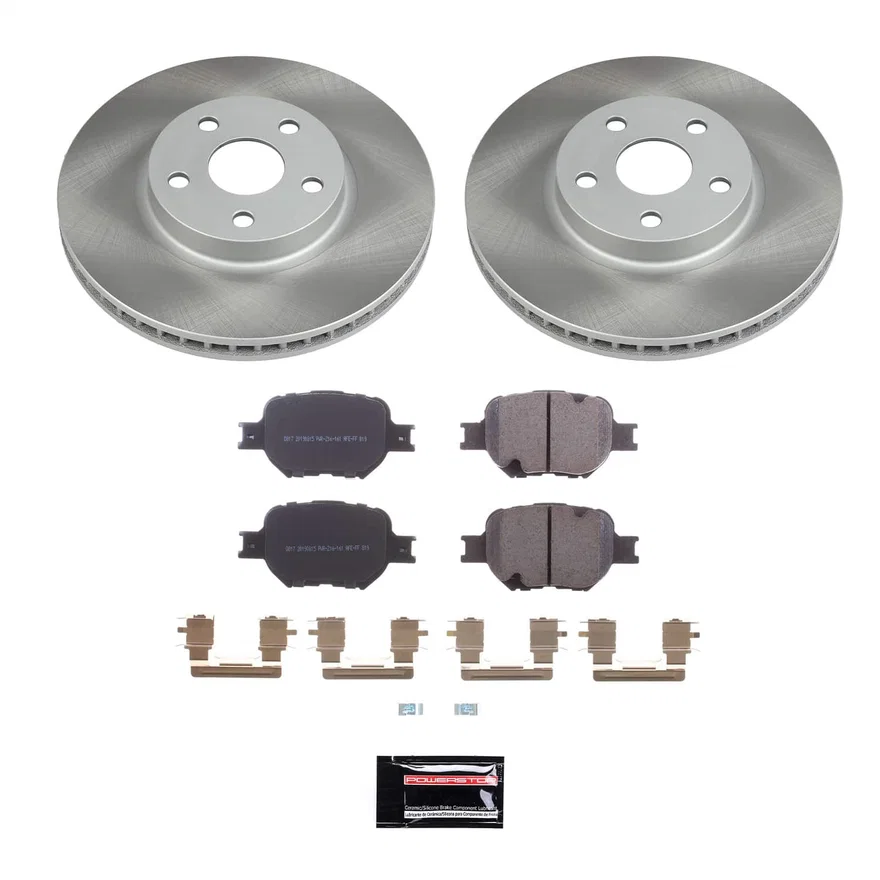 Front SEMI-COATED ROTOR KIT