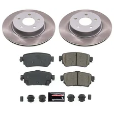 Rear SEMI-COATED ROTOR KIT for Nissan image 1