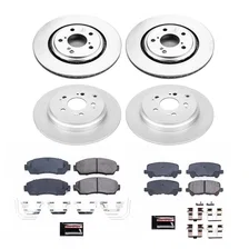 Front and Rear Z17 COATED BRAKE KIT for Honda Odyssey image 2