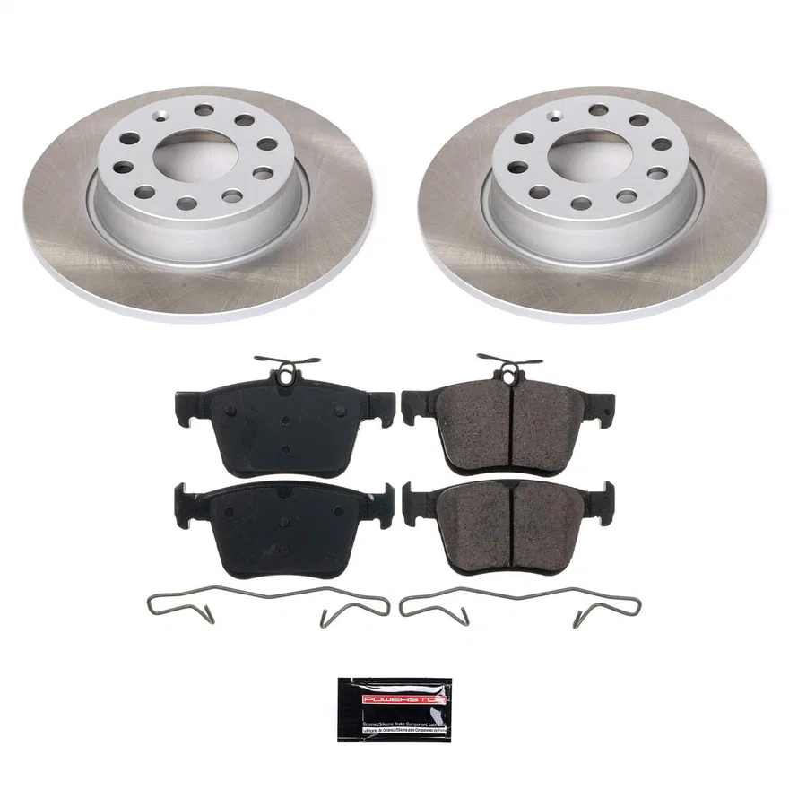 Rear SEMI-COATED ROTOR KIT