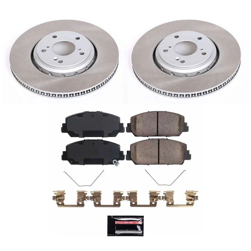 Front SEMI-COATED ROTOR KIT