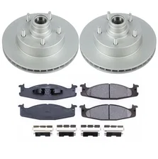 Front Z17 COATED BRAKE KIT for Ford image 2