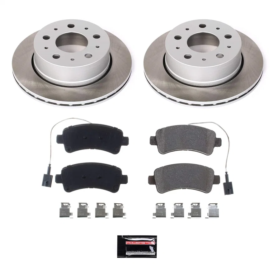 Rear SEMI-COATED ROTOR KIT for Ram