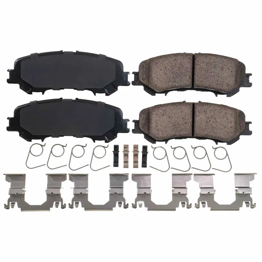 Rear Z17 EVO CERAMIC PAD W/HDW for Nissan TITAN