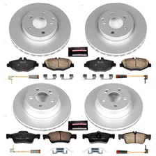 Front and Rear Z23 COATED BRAKE KIT for Mercedes-Benz E350 image 2
