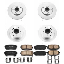 Front and Rear Z17 COATED BRAKE KIT for Kia image 2