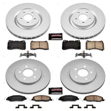 Front and Rear Z17 COATED BRAKE KIT for Ford Mustang image 2