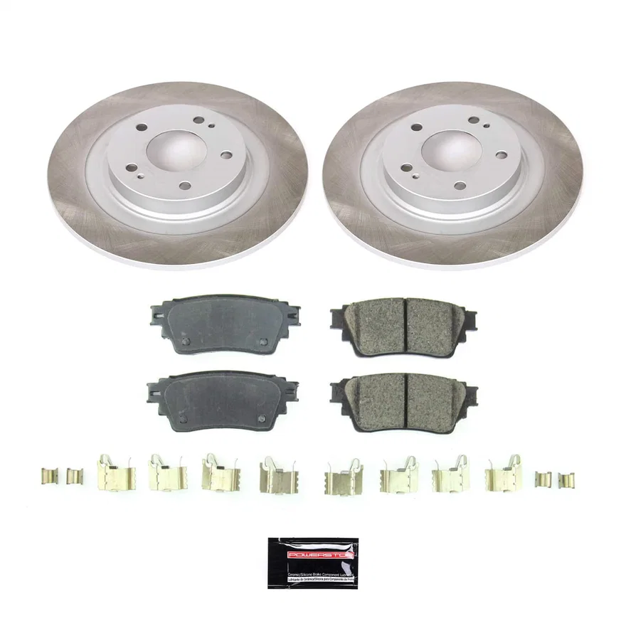 Rear SEMI-COATED ROTOR KIT for Mitsubishi Eclipse Cross