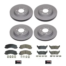 Front and Rear Z17 COATED BRAKE KIT image 1