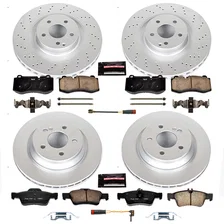 Front and Rear Z23 COATED BRAKE KIT for Mercedes-Benz S350 image 2