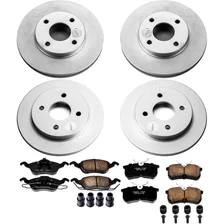 Front and Rear Z17 COATED BRAKE KIT for Ford Focus image 2