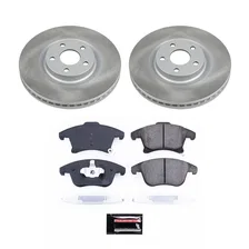 Front SEMI-COATED ROTOR KIT for Ford image 1