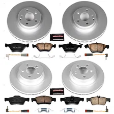 Front and Rear Z23 COATED BRAKE KIT for Mercedes-Benz E350 image 2