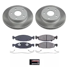 Front SEMI-COATED ROTOR KIT for Jeep Grand Cherokee image 1