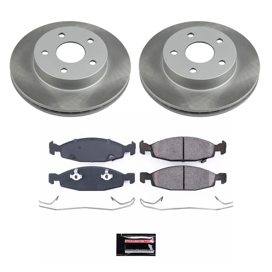 Front SEMI-COATED ROTOR KIT for Jeep Grand Cherokee