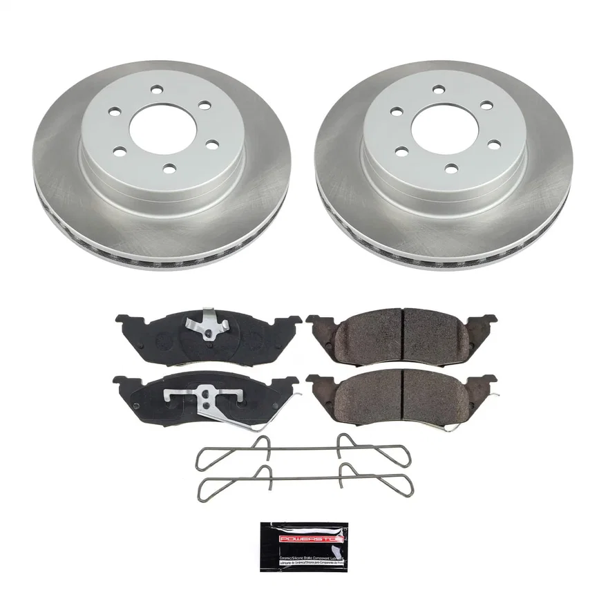 Front SEMI-COATED ROTOR KIT for Dodge Dakota