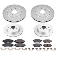 Front and Rear Z17 COATED BRAKE KIT for Nissan Pathfinder image 2
