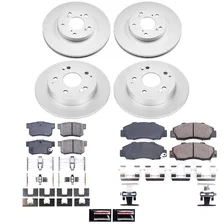 Front and Rear Z17 COATED BRAKE KIT for Honda Accord image 2