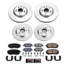 Front and Rear Z17 COATED BRAKE KIT for Kia Optima image 1