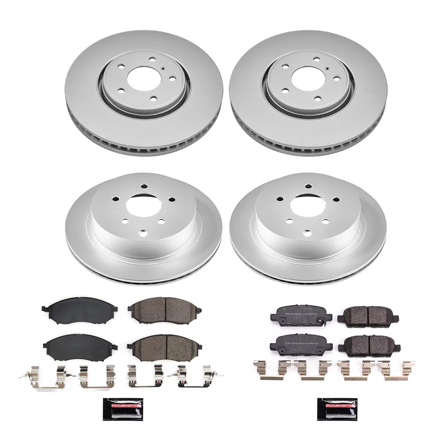 Front and Rear Z17 COATED BRAKE KIT for INFINITI