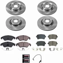 Front and Rear AUTOSPECIALTY BRAKE KIT for Audi image 2