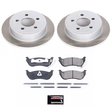 Rear SEMI-COATED ROTOR KIT for Jeep image 1