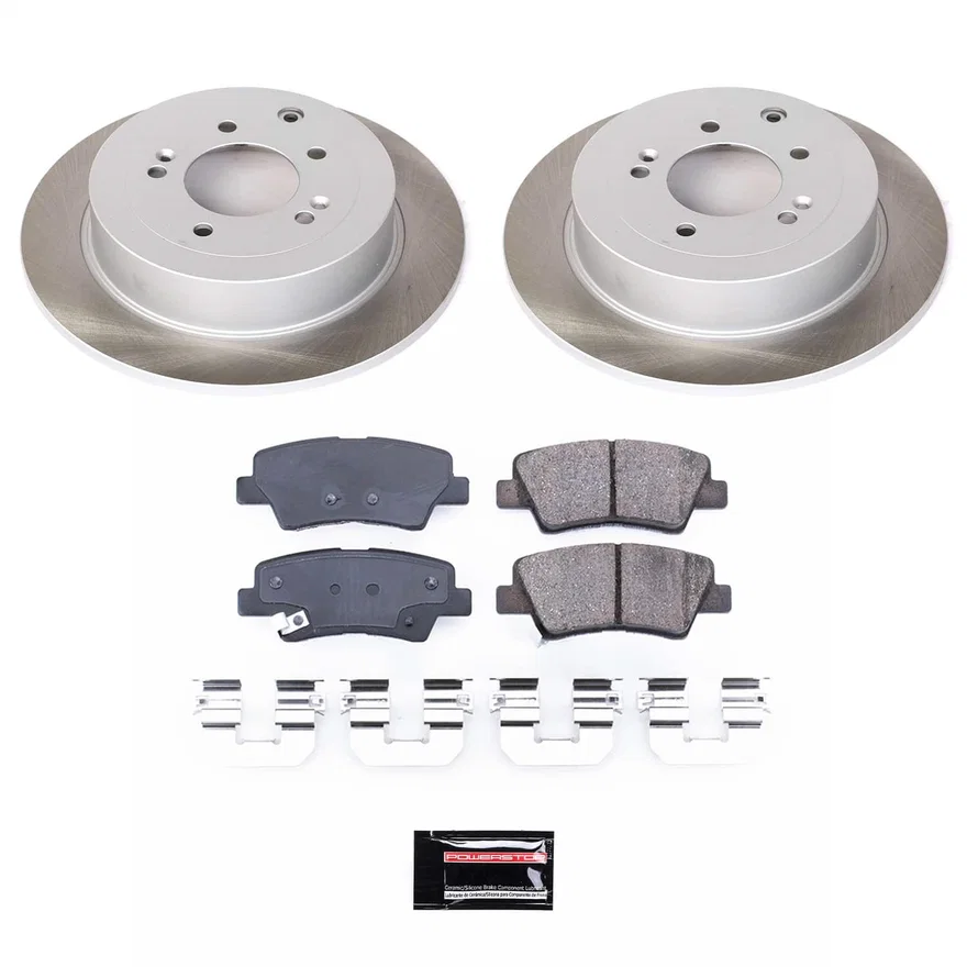 Rear SEMI-COATED ROTOR KIT for Kia Sportage
