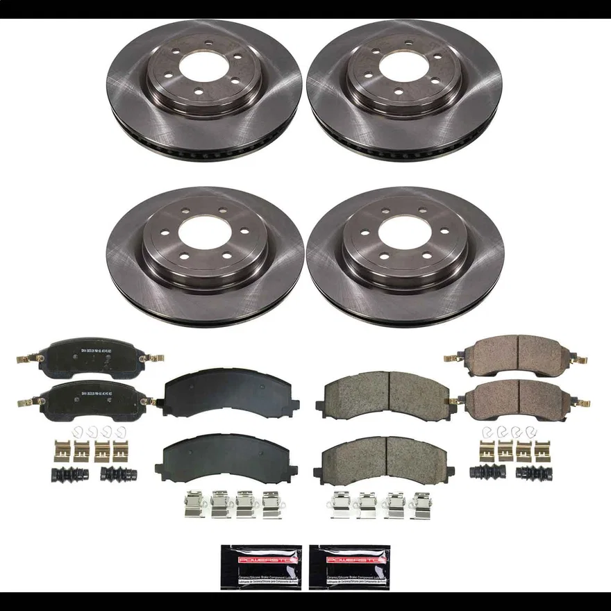 Front and Rear AUTOSPECIALTY BRAKE KIT for Ford Bronco