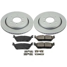 Rear Z17 COATED BRAKE KIT for Ford F-150 image 2