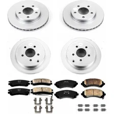 Front and Rear Z17 COATED BRAKE KIT for Buick Rendezvous image 2