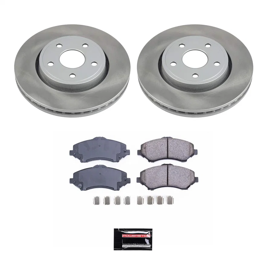 Front SEMI-COATED ROTOR KIT