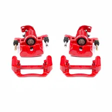 Rear RED CALIPER PAIR W/BRKT for Pontiac Grand Prix image 2