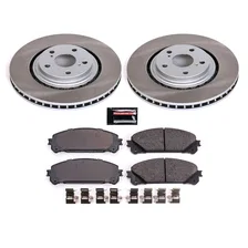 Front SEMI-COATED ROTOR KIT image 1