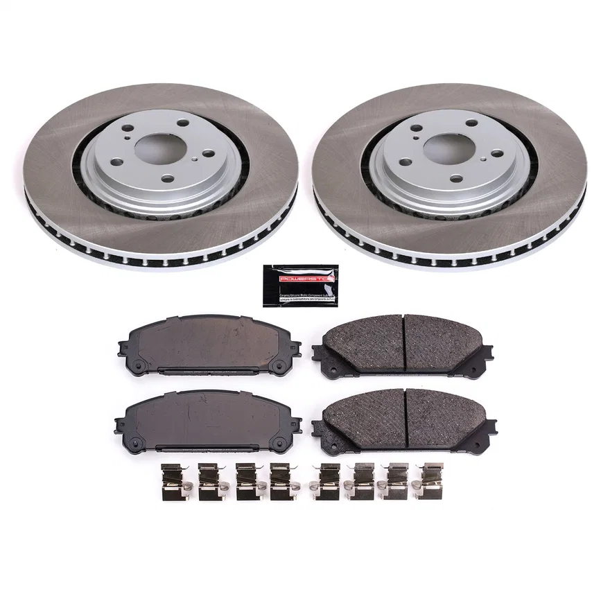Front SEMI-COATED ROTOR KIT