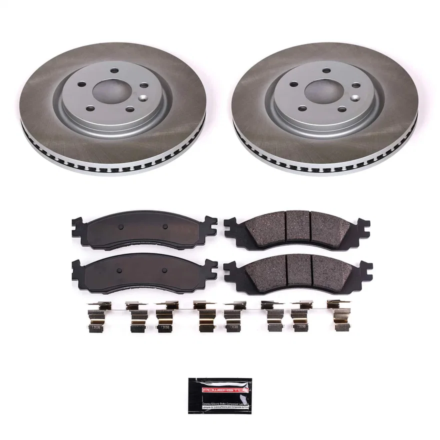 Front SEMI-COATED ROTOR KIT for Ford Taurus
