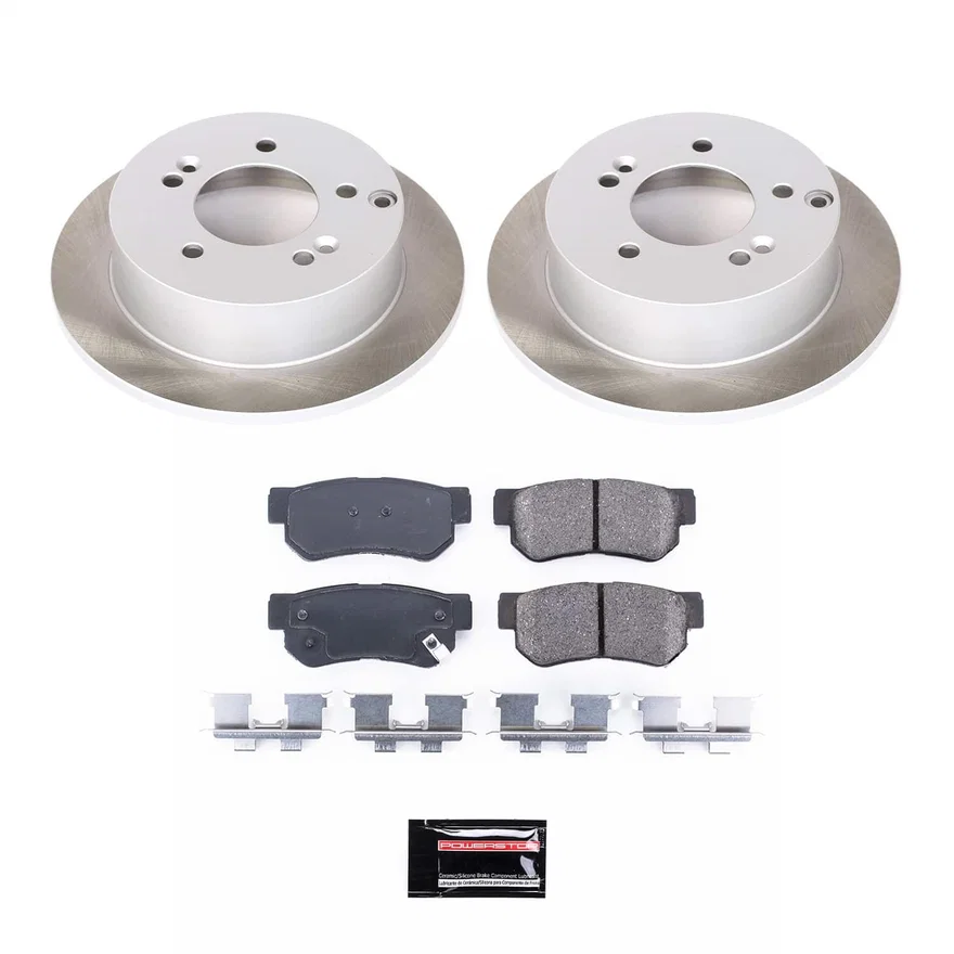 Rear SEMI-COATED ROTOR KIT
