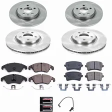 Front and Rear AUTOSPECIALTY BRAKE KIT for Audi image 2