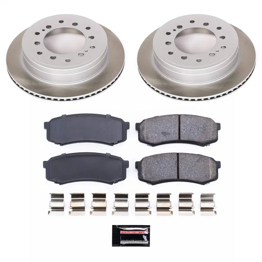 Rear SEMI-COATED ROTOR KIT
