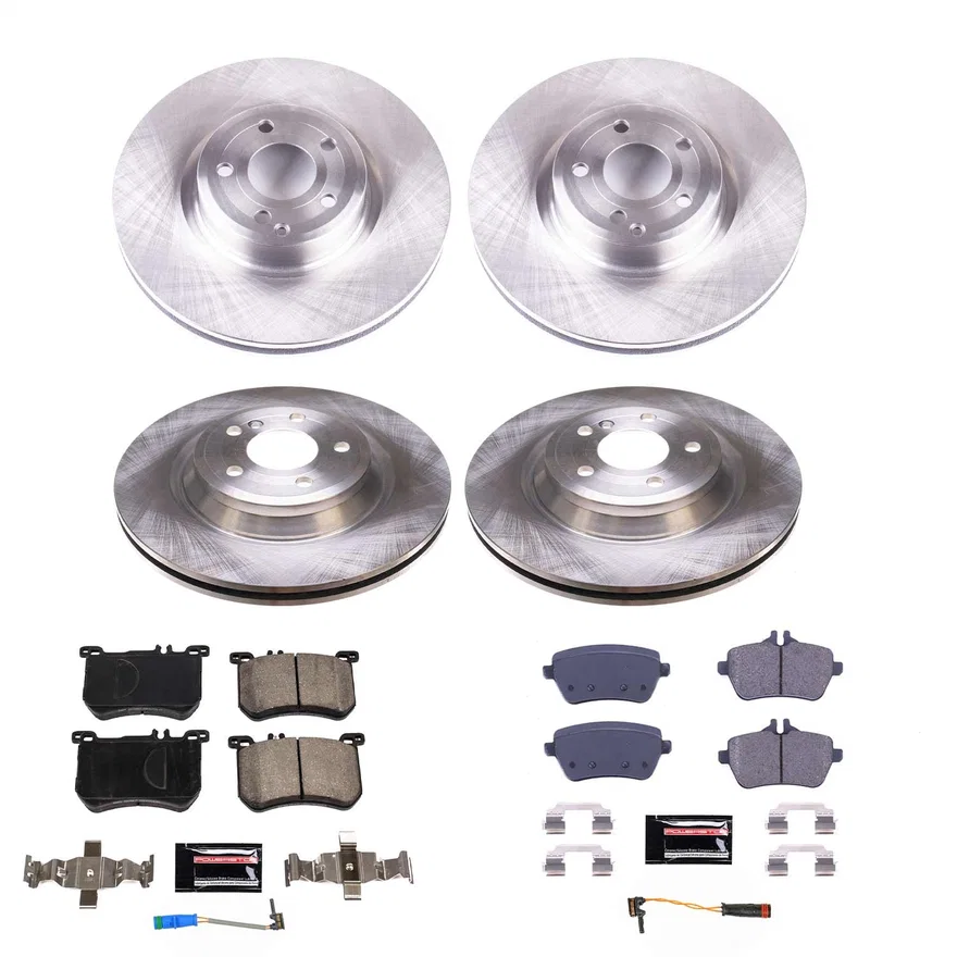 Front and Rear AUTOSPECIALTY BRAKE KIT for Mercedes-Benz