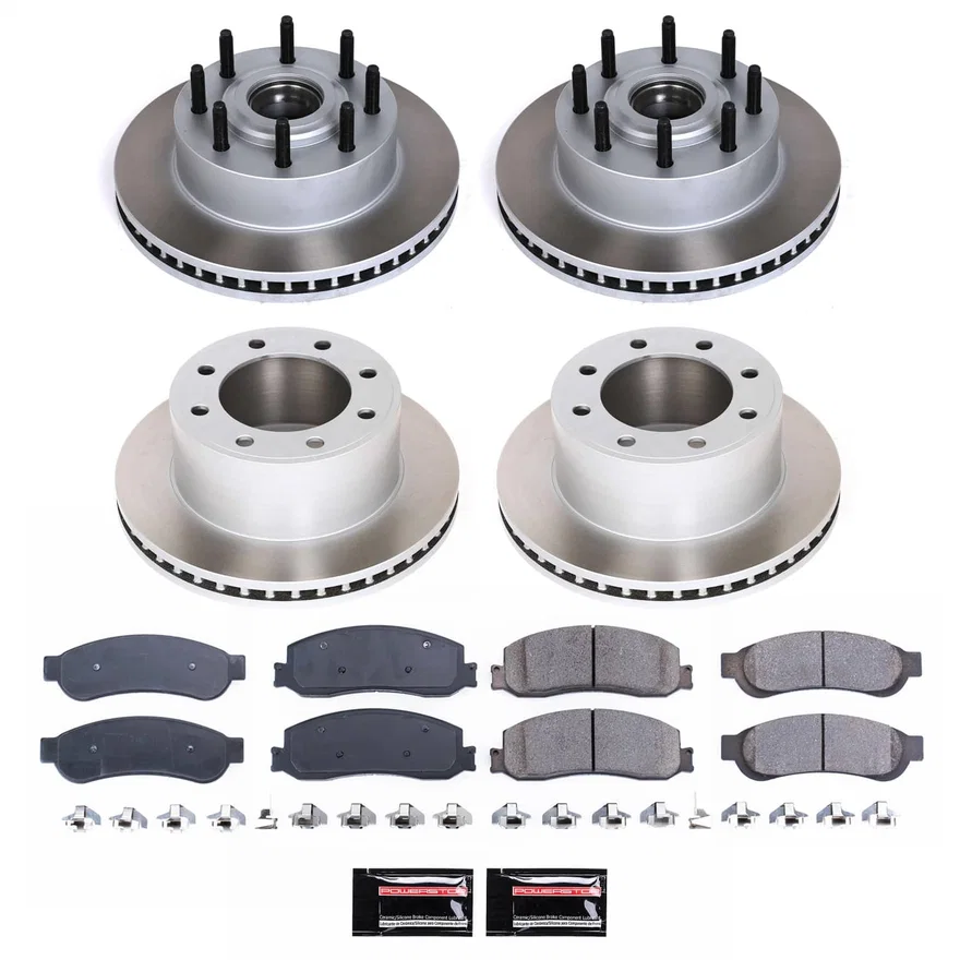 SEMI-COATED ROTOR KIT for Ford F-350 Super Duty