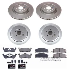 Front and Rear Z17 COATED BRAKE KIT for Lincoln MKT image 2