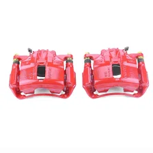 Front RED CALIPER PAIR W/BRKT image 2