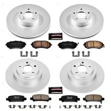 Front and Rear Z17 COATED BRAKE KIT for Subaru Baja image 2