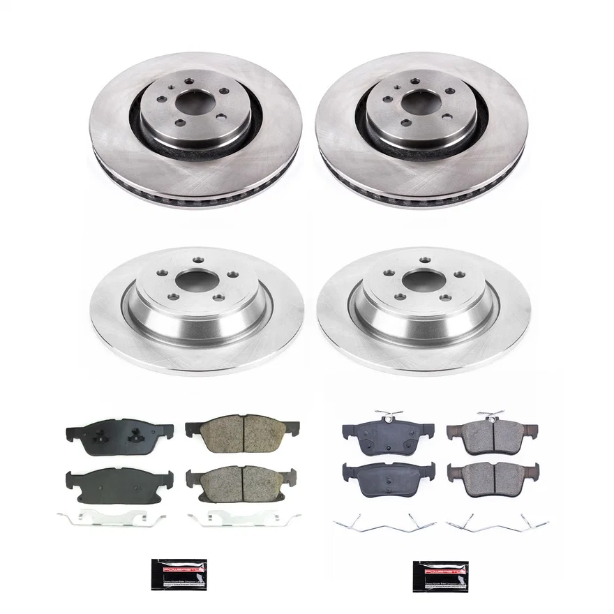 Front and Rear AUTOSPECIALTY BRAKE KIT for Lincoln MKZ
