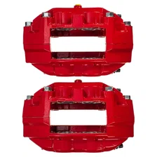 Front RED CALIPER PAIR W/O BRKT image 4