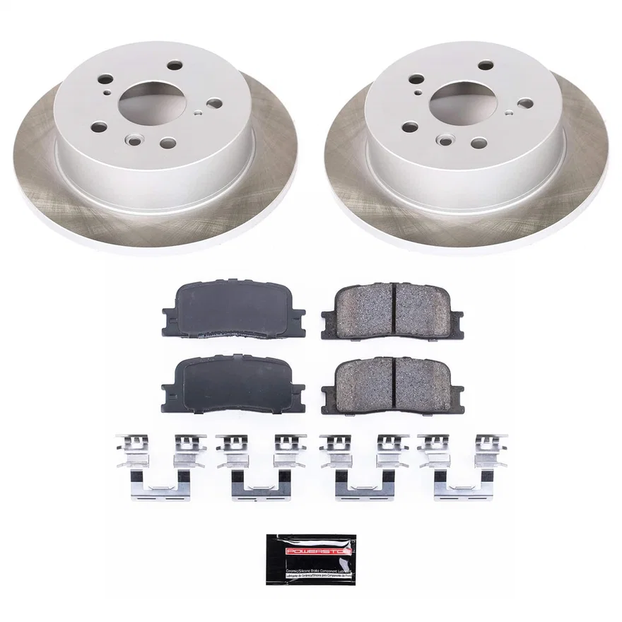 Rear SEMI-COATED ROTOR KIT